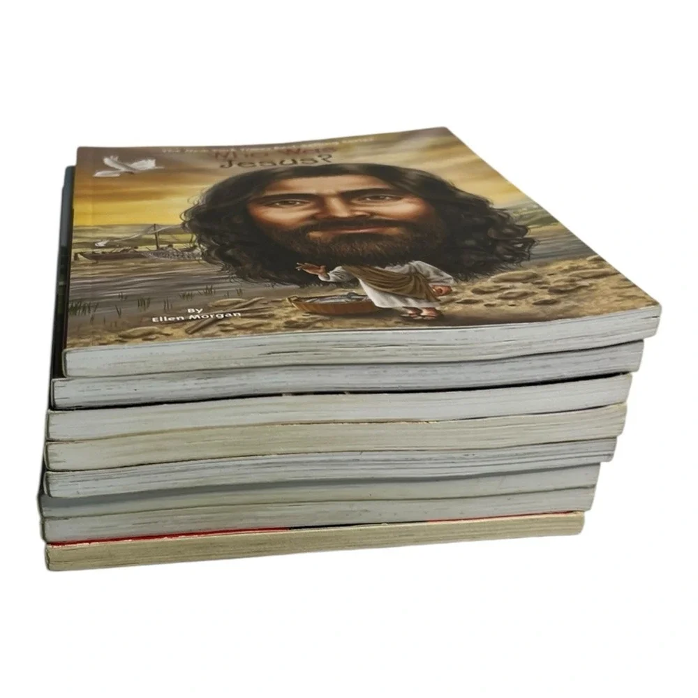 Who Was Is Jesus Sacagawea Columbus Seabiscuit History Kids Books Bundle Set 8